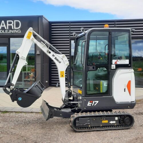 Minigraver Bobcat E17 Udlejning Leje